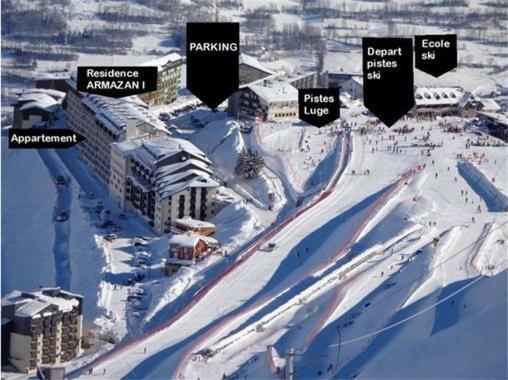 L'Armazan - Studio Pieds De Piste Plat D'Adet Saint-Lary-Soulan Exterior foto